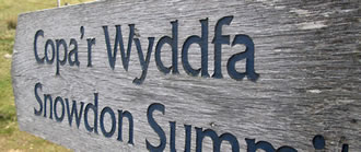RAW Adventures - Snowdon sign